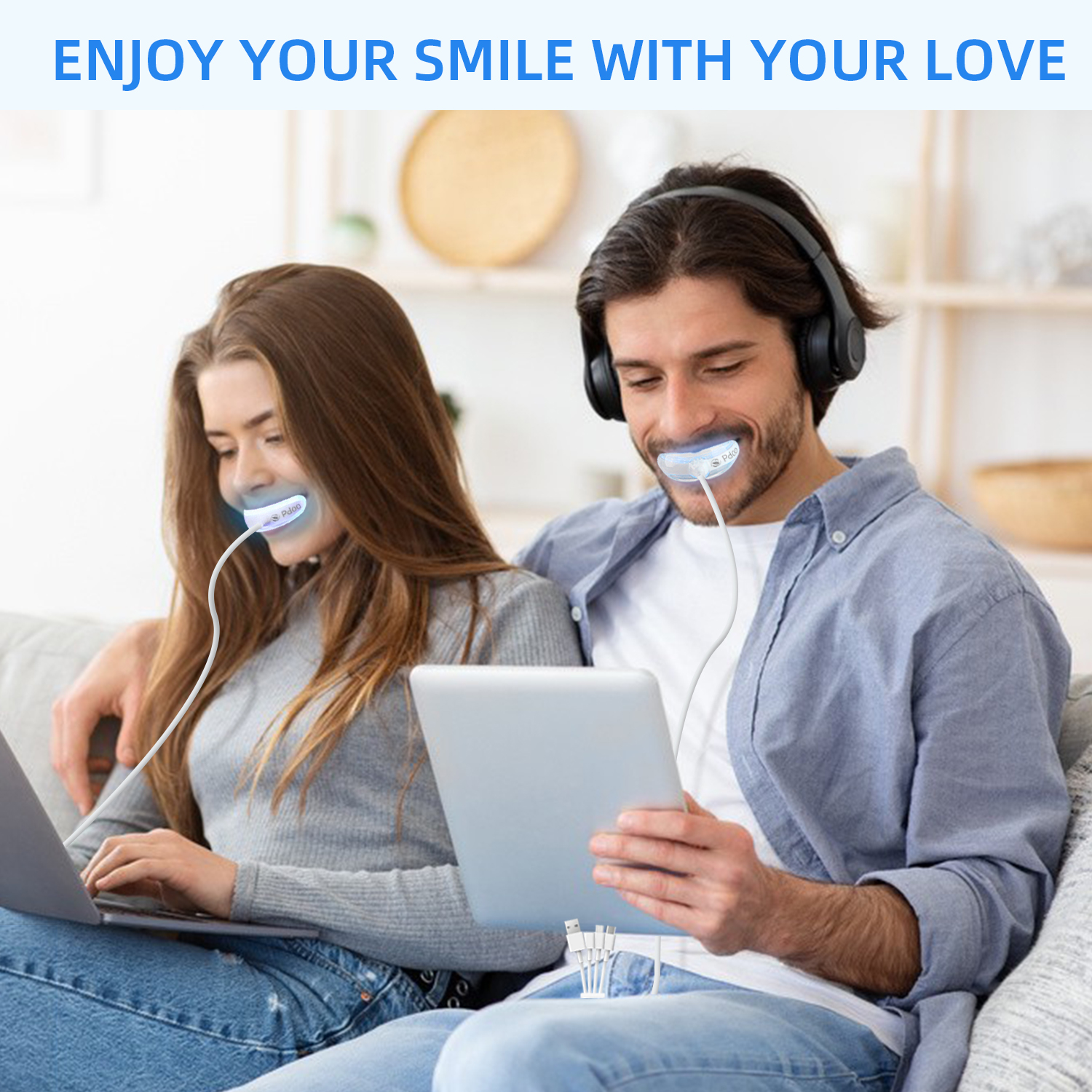 Teeth Whitening Kit with LED Light for Sensitive Teeth - Image 7